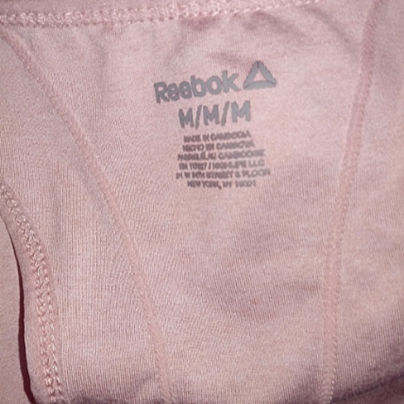 A2🐊10 for $10🐊Reebok Racerback Tank Top M *stain, on front* - Picture 6 of 7